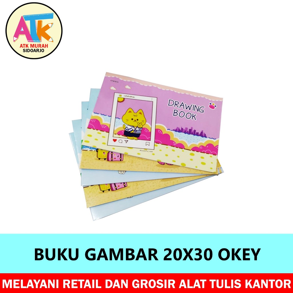 

BUKU GAMBAR A4 20X30 - OKEY