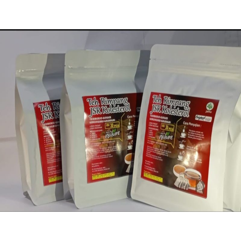 

teh rimpang jsr kolesterol isi 30 kantong