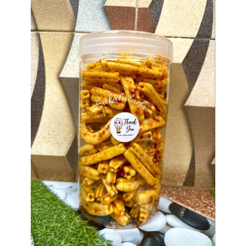 

Kemasan toples sebring pipa pedas daun jeruk 1000ml