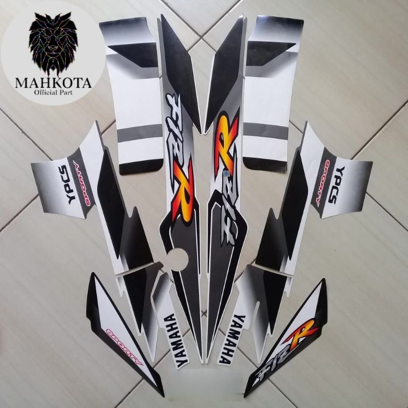sticker fizr lis silfer yamaha 2000 2001