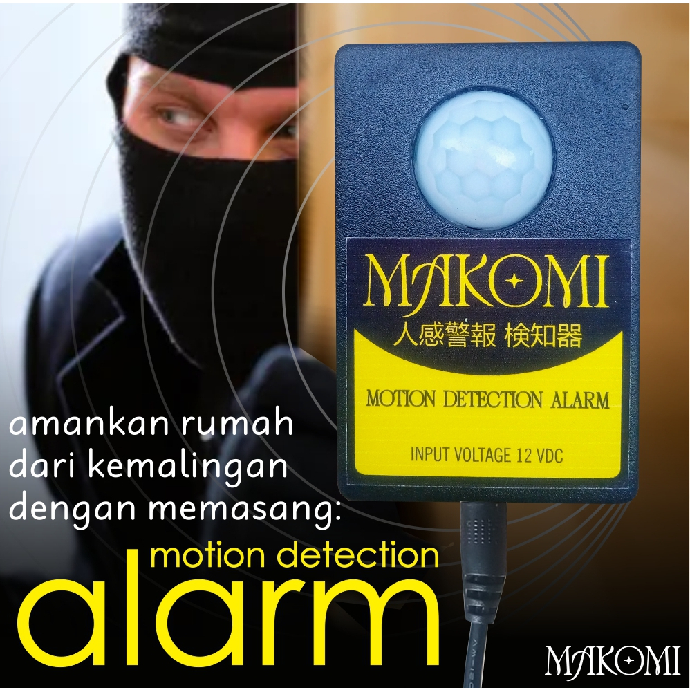 Alarm rumah alarm maling sensor gerak orang alarm pintu bel pintu