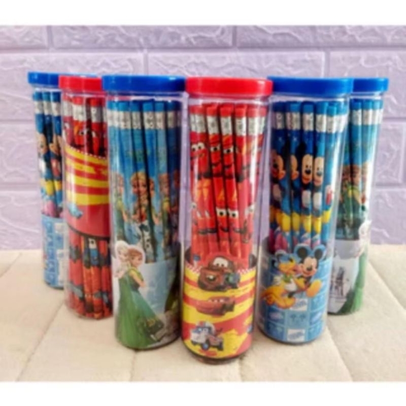 

50pc Pensil Tabung Karakter fancy