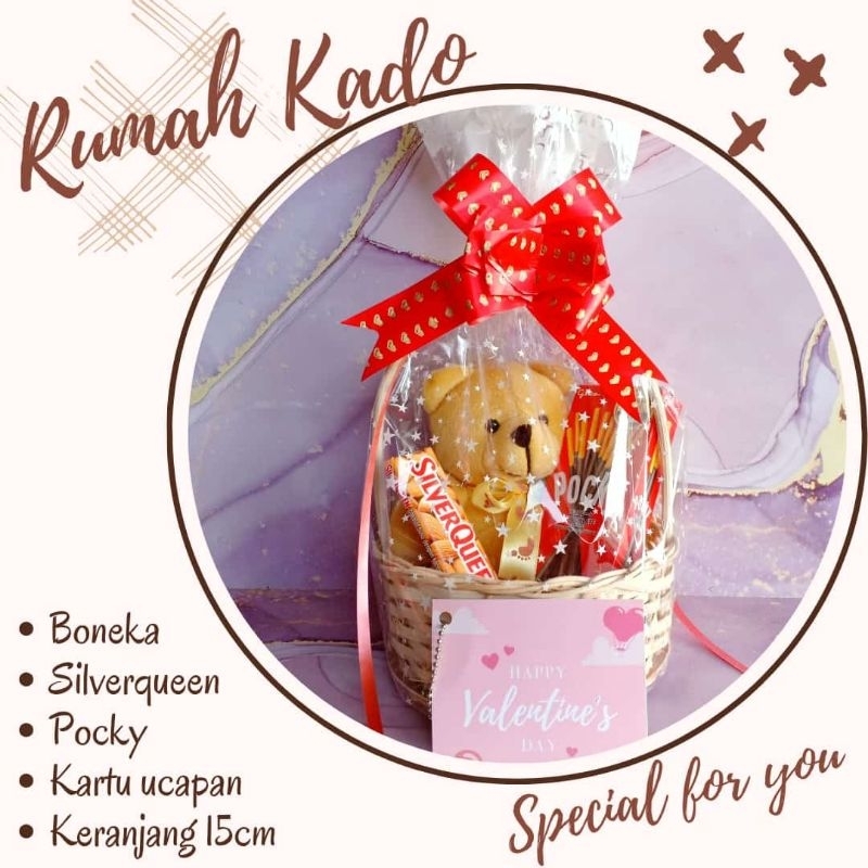 

Hampers valentine | Hampers gift boneka coklat