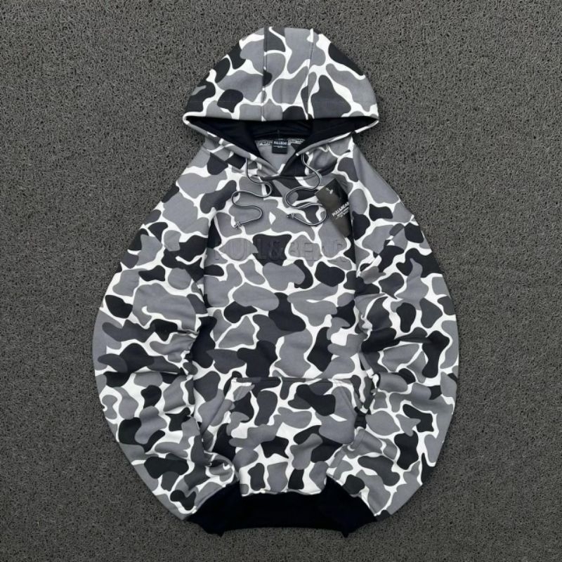 Sweater hoodie camo loreng army embos pull&bear fulltag