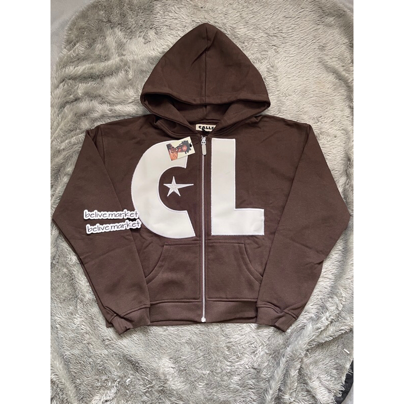 Calledelarache Boxy Hoodie Brown