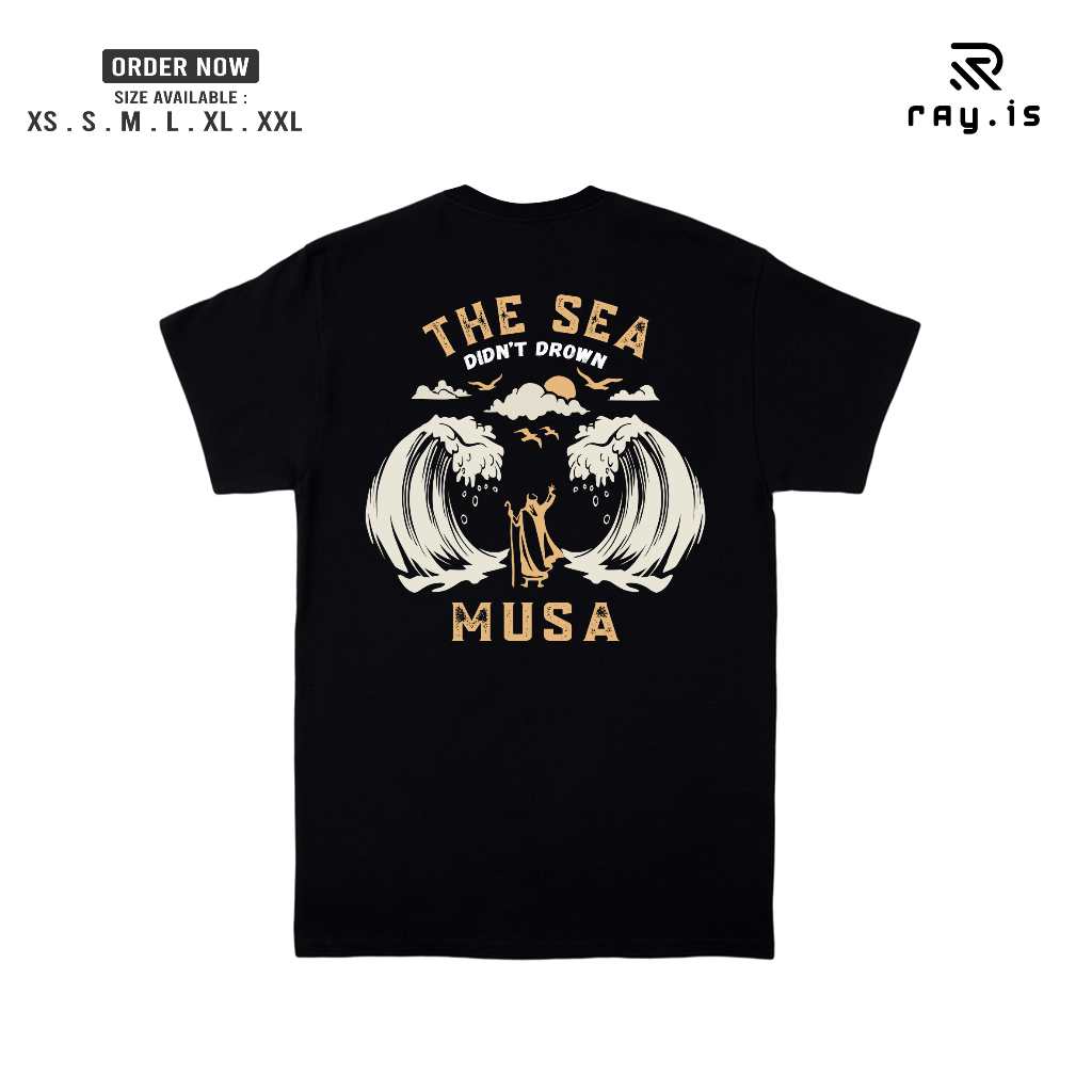 KAOS ANAK DAKWAH NABI MUSA AS BAJU LEBARAN  COTTON COMBED - KAOS DISTRO RAY