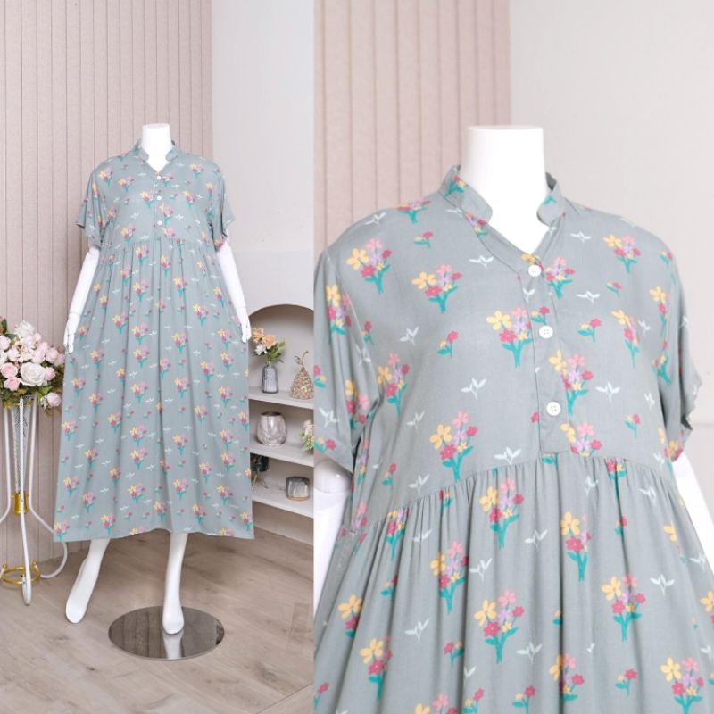 Chayra Homedress Butsana.Id Daster Rayon Premium Panjang Semata Kaki Daster Jumbo, Daster Remaja