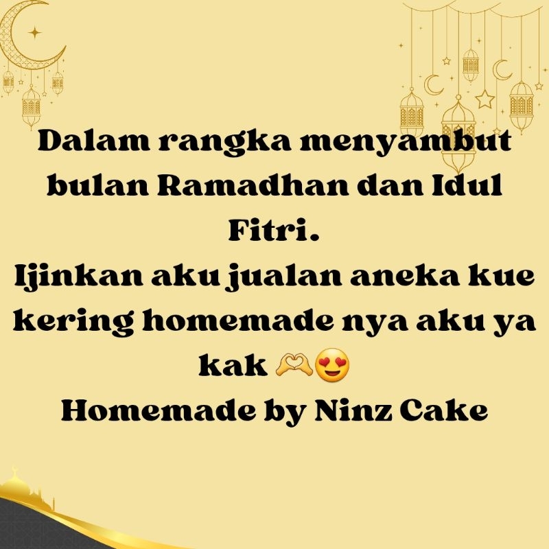 

Ijin jualan aneka kue kering homemade