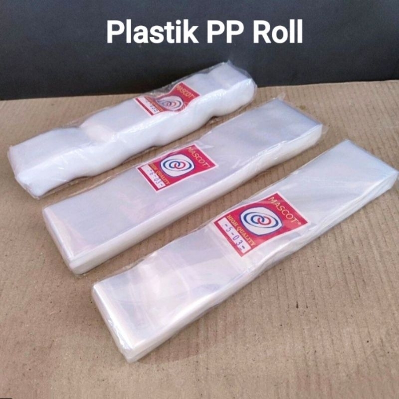 

1 Pak Plastik PP Roll ( Lebar 4,5 & 6 Cm ) Plastik Karton Asturo, Kado, Karton Manila