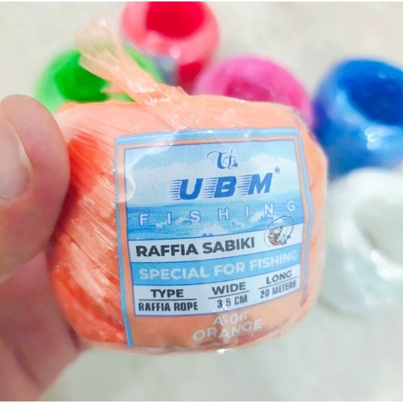 Tali Rafia Cap UBM Rafia terlaris umpan ikan umpan sabiki tali rafia bangka tali rafia umpan ikan um