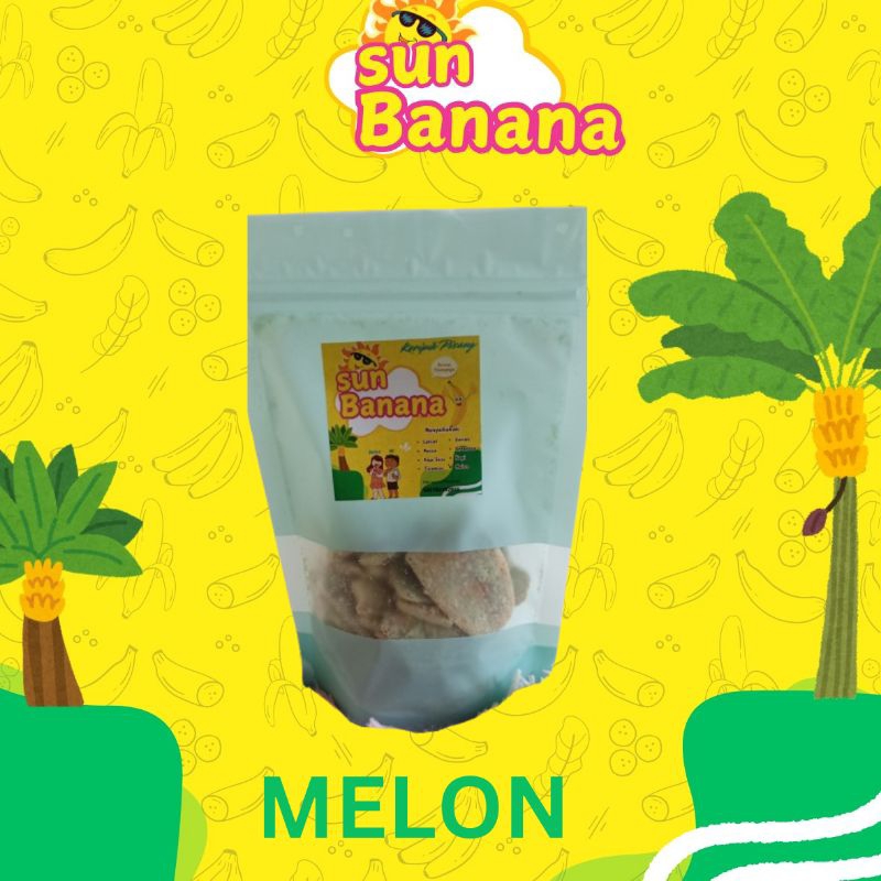 

Sun Banana Keripik Pisang Enak dan Renyah Rasa Melon