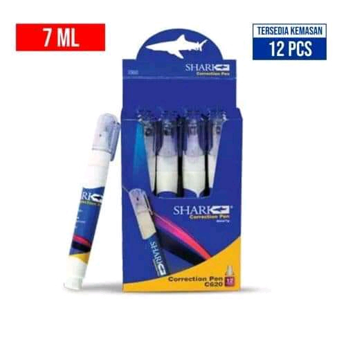

SHARK Correction pen 7ml // Stipo Murah // Tipe X Murah
