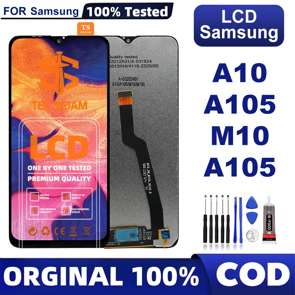 LCD Samsung GALAXY A10/A105/M10/M105 Original Touchscreen hp ori asli Fullset Layar Touchscreen