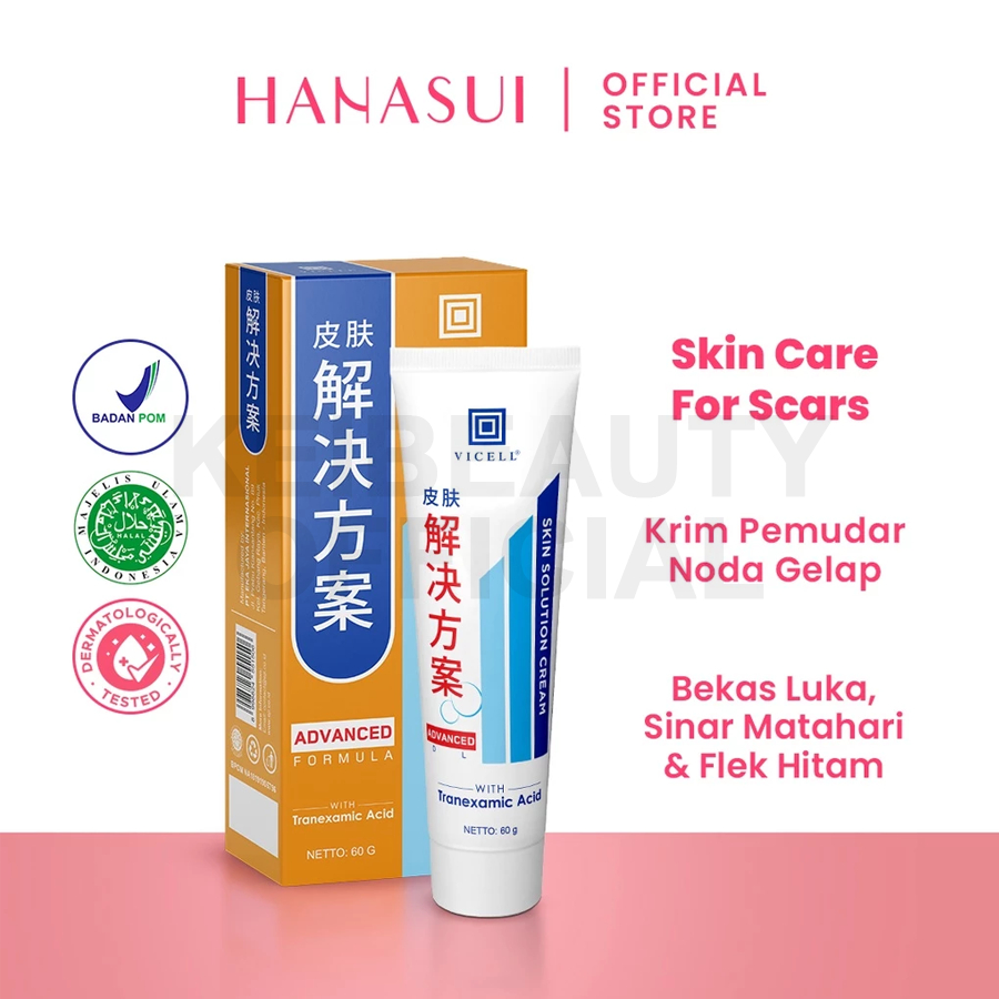 KEIBEAUTY - Hanasui Vicell Skin Solution 60gr | Vicell Skin Care For Scars Solution