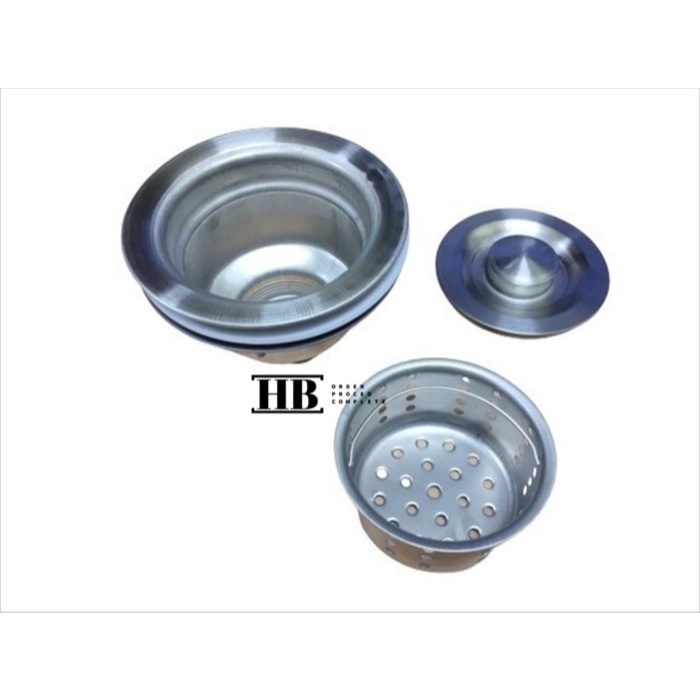 Avur Afur Affour Stainless Saringan Bak Cuci Piring Sink Wastafel HB8