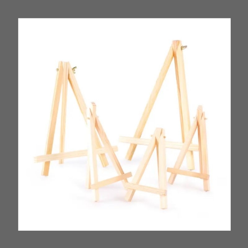 STAND Easel/Stand Lukis/ WOODEN Easel Kayu Pinus
