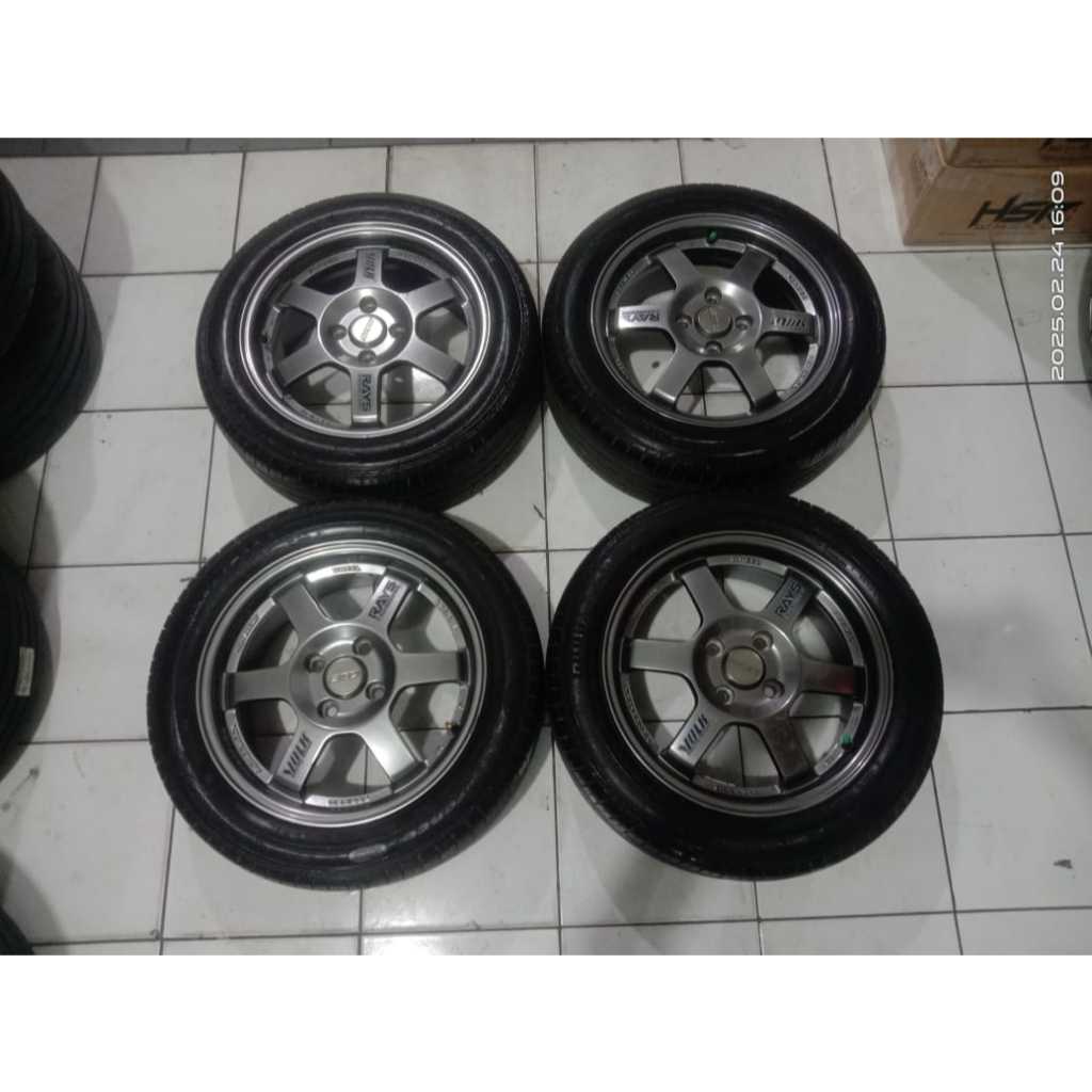 VELG SECOND RACING TE37 RING 15X6,5 PCD 4X100 + BAN