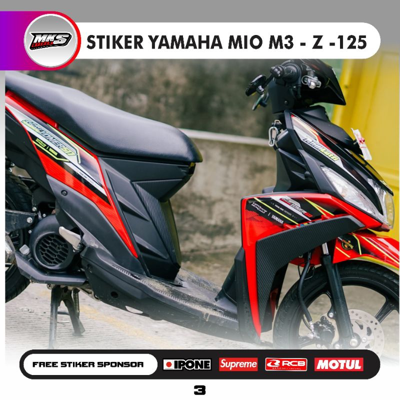 Stiker Mio125, MIO M3, MIO Z - Striping Mio125, MIO M3, MIO Z - Decal Mio125, MIO M3, MIO Z