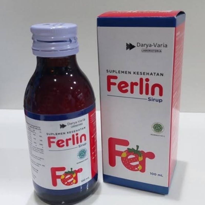 

FERLIN SIRUP 100ML -TAMBAH DARAH DAN ZAT BESI PAD ANAK ED MAY 2026