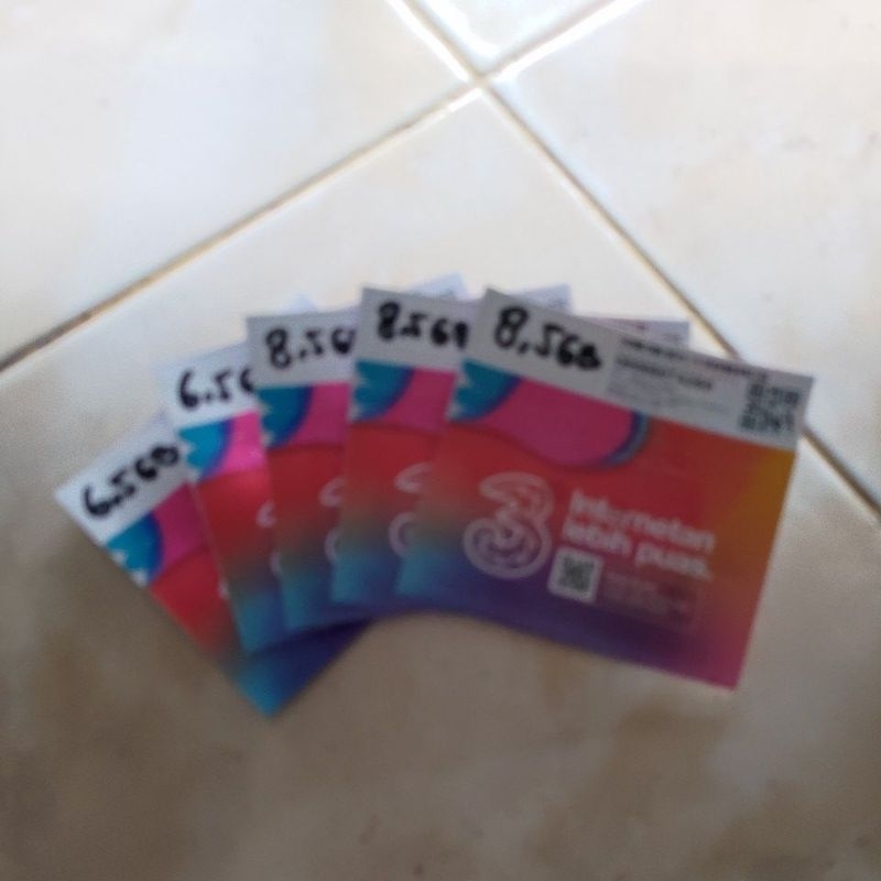 Kartu Perdana Tri 9gb (M.T. Juni 2025)