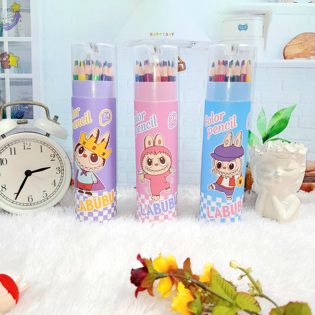 

Pensil Warna Tabung LABUBU isi 24 PCS + FREE Serutan Imut Lucu Harga Terjangkau Favorit Anak / Pensil Warna Labubu Model Tabung isi 24 Pieces + Ada Rautan Lengkap Kualitas Terbaik Perlengkapan Sekolah Terlengkap Bisa Grosir dan COD