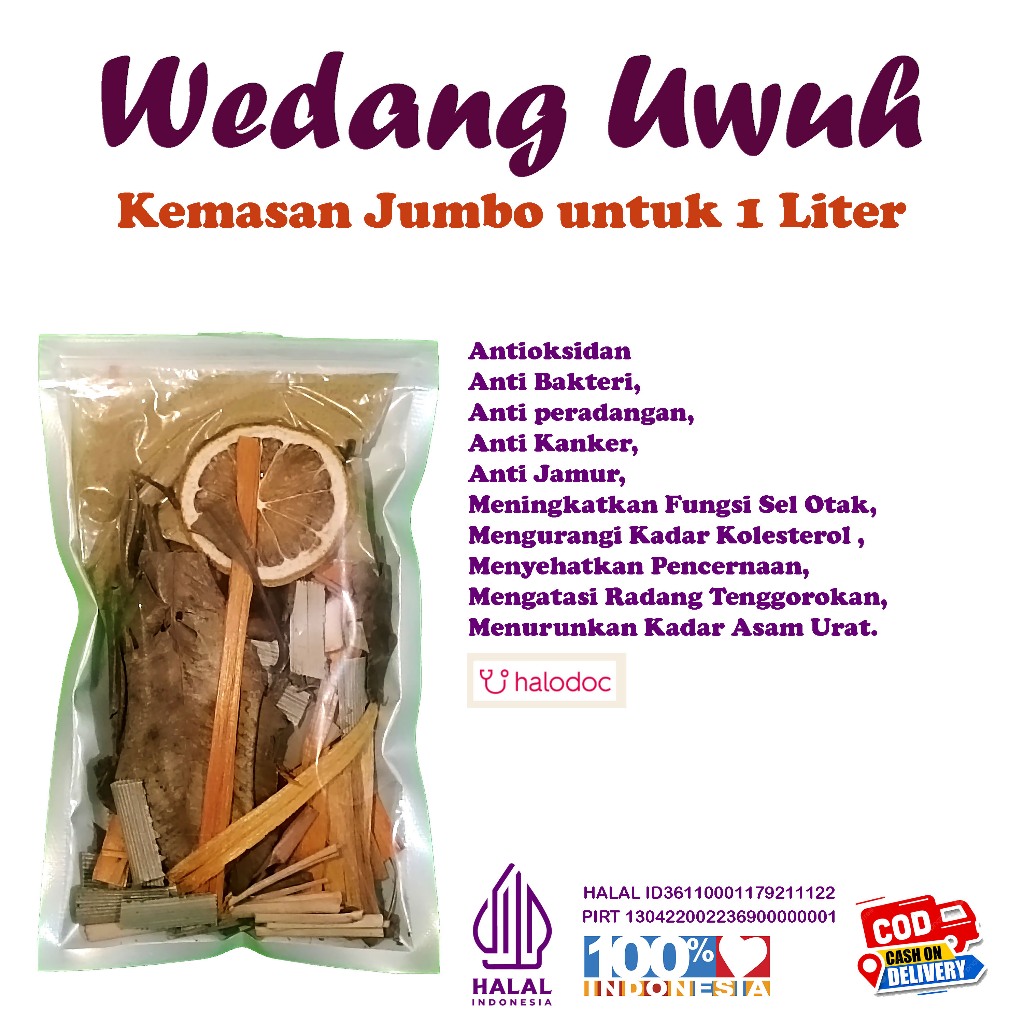 

Wedang Uwuh Komplt Jumbo untuk 1 Liter Tanpa Gula Asli Yogyakarta