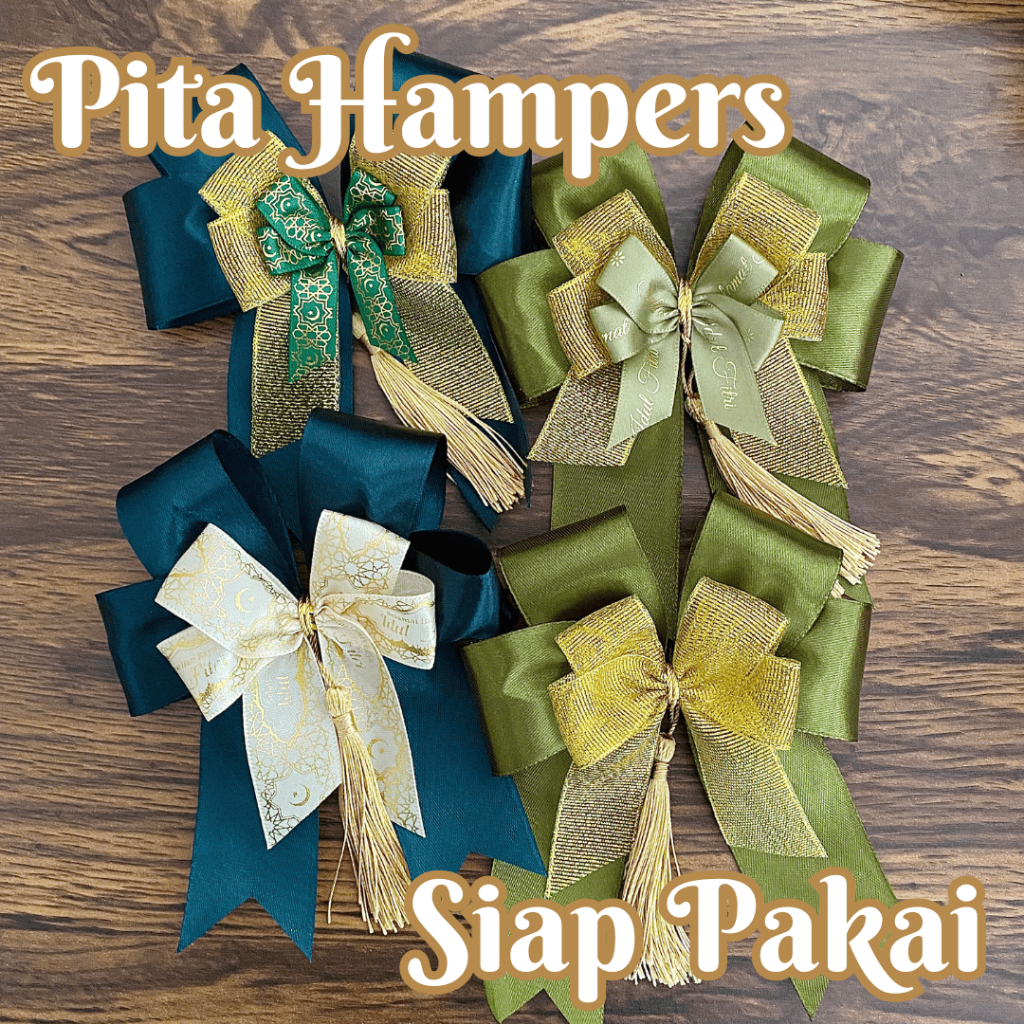

Pita Hampers / Pita Lebaran / Hiasan Hampers / Hiasan hadiah lebaran