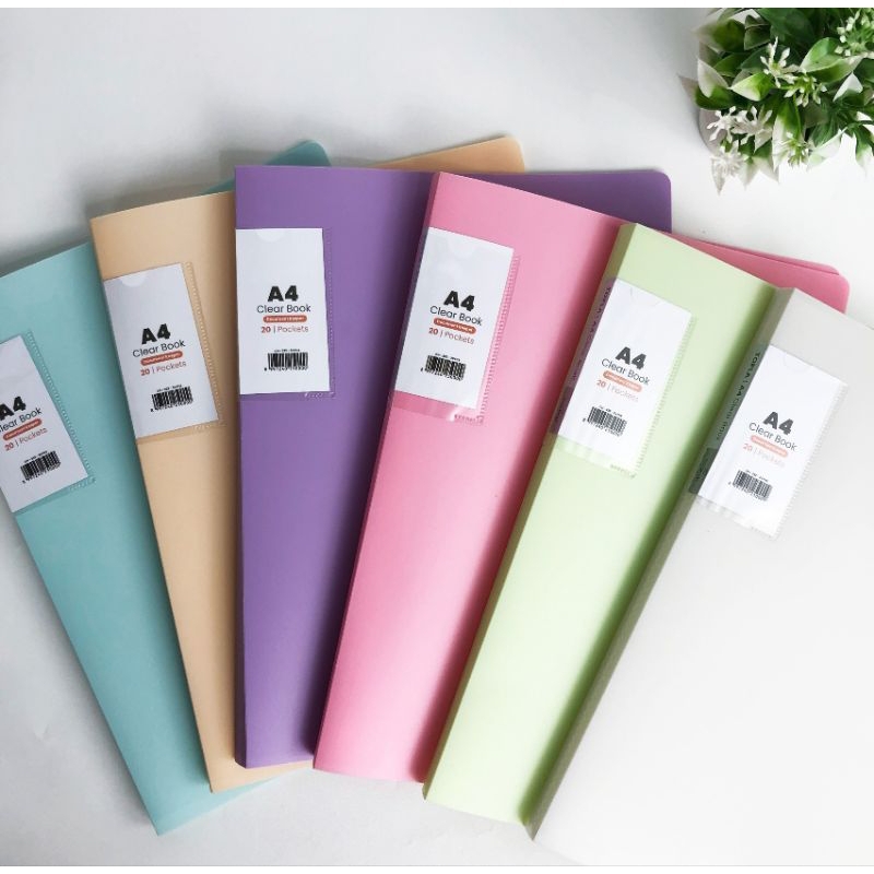 

TOPLA 222 A4 CLEAR HOLDER DOCUMENT KEEPER DISPLAY BOOK MAP PLASTIK ISI BANYAK LEMBARAN PLASTIK