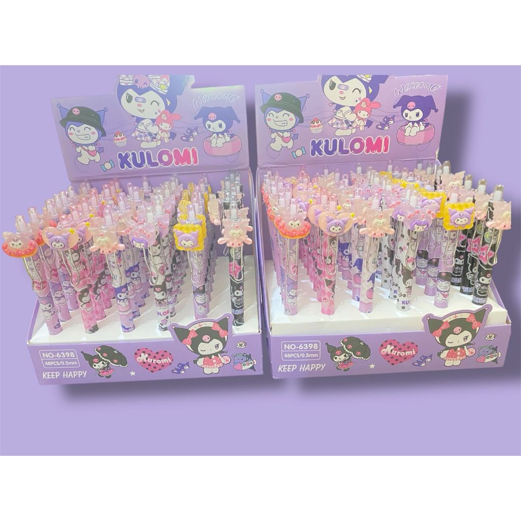 

sg 1 Box (48Pcs) Pulpen Karakter Lucu Pena Tinta Warna Warni Pulpen Sanrio Pen Gemes Unik Pulpen