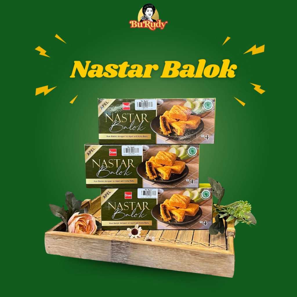 

Crisen Nastar Balok Isi selai Apel asli kota Batu