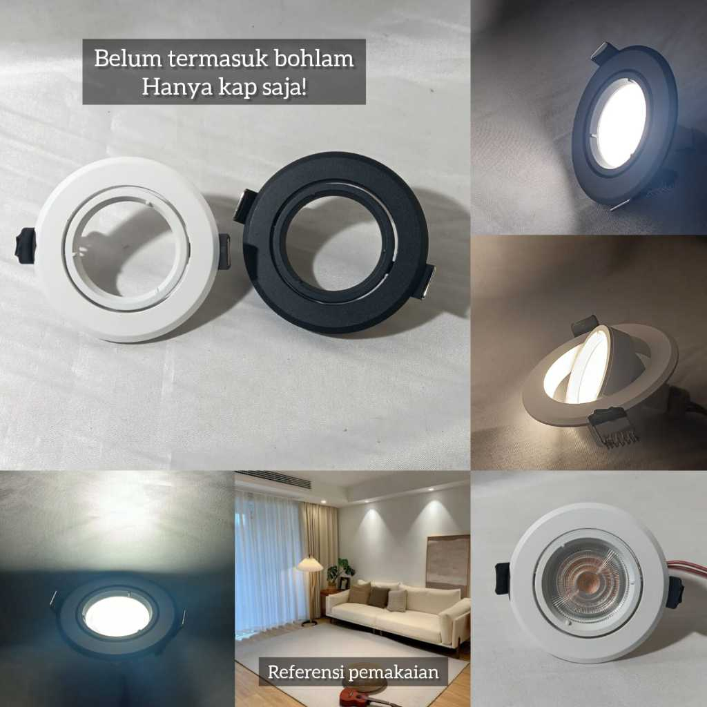 Kap Halogen Alumunium MR16/GU5.3 Led Downlight Spot Light Ceiling Plafon MR16/GU5.3