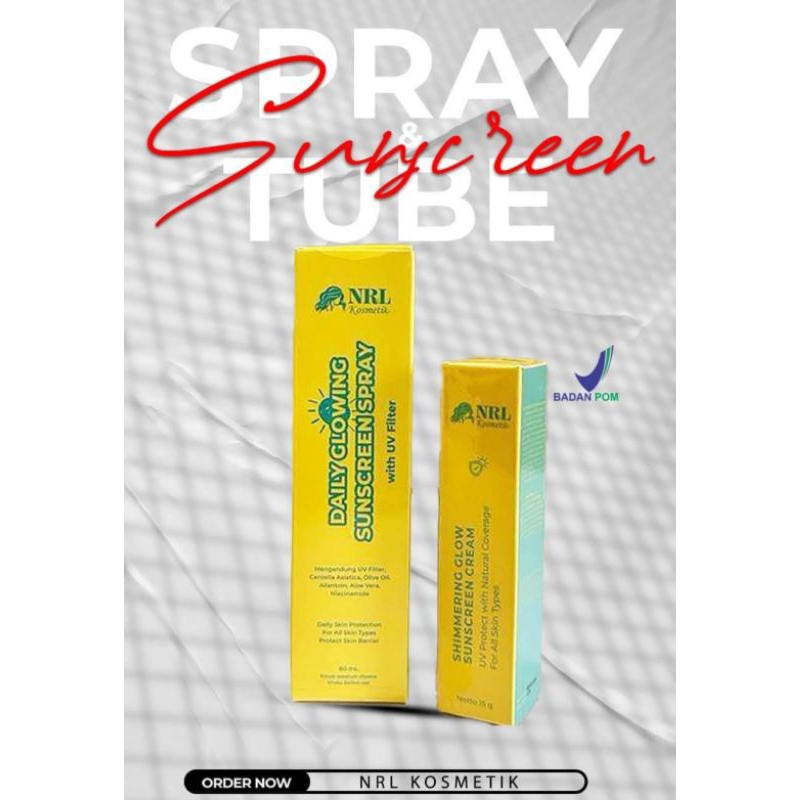 sunscreen Spray +Sunscreen Tube
