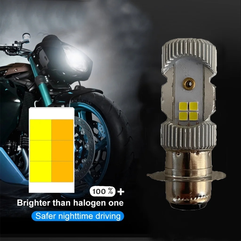 TERBARU ORIGINAL 100% LAMPU DEPAN LED PHILIPS M5 LAMPU DEPAN MOTOR LED PHILIPS 2 SISI ARUS WAJIB DC