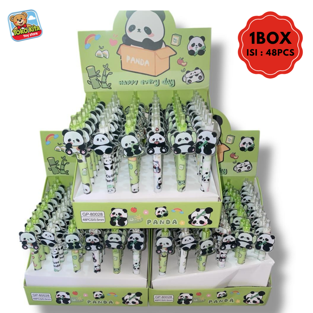 

1 Box (48 Pcs) Pulpen Cute Pulpen Sanrio Pena Aesthetic Pulpen Lucu untuk Anak Remaja Pena Bolpoin