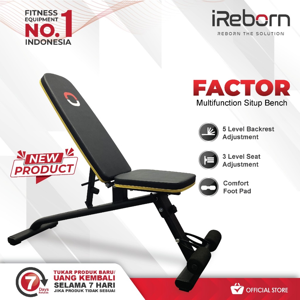 iReborn - Multifunction Situp Bench Factor (Official Shop)