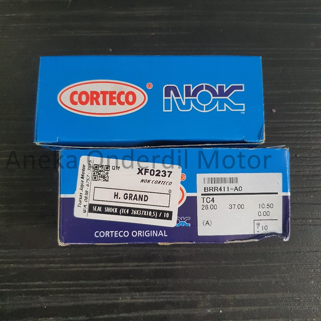 Seal shock  depan grand nox corteco