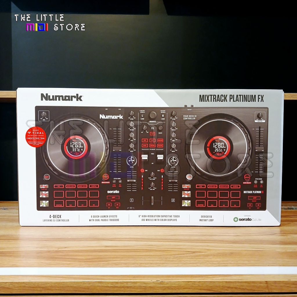 Numark Mixtrack Platinum FX DJ Controller 4 Chanel Serato