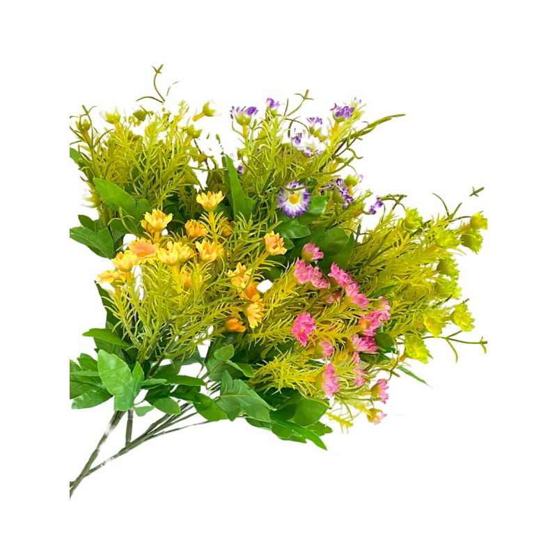 Bunga buket edelweis palsu imitasi artificial hiasan dekorasi pernikahan pesta lamaran hias pot