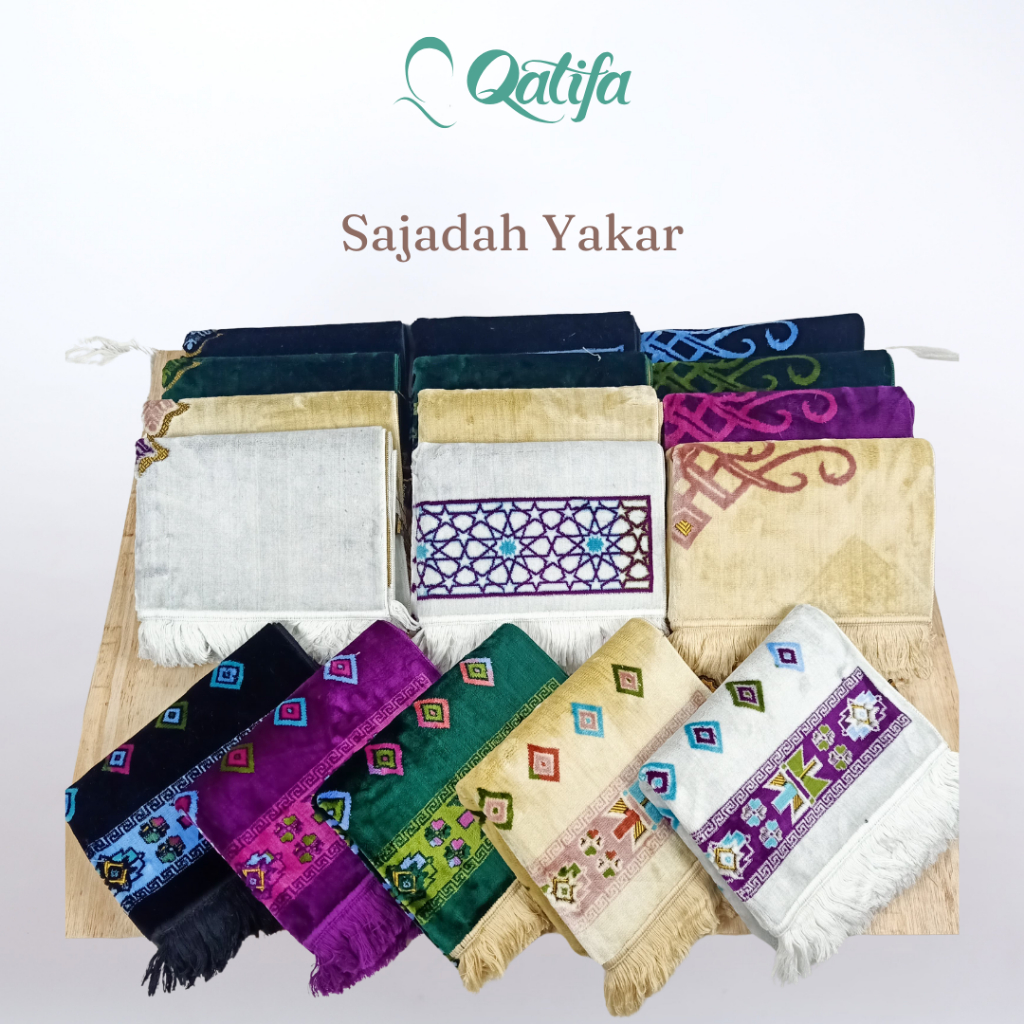 QATIFA Sajadah Turki Tebal Premium Yakar
