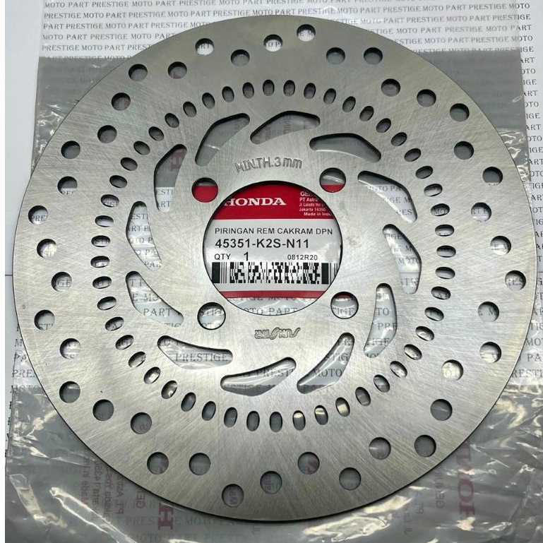 45351-K2S-N11 Piringan Cakram Disk Brake Depan Honda Vario K2S ABS Honda