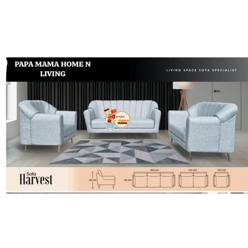 Set Sofa Tamu Minimalis - Sofa Tamu 321 Seater