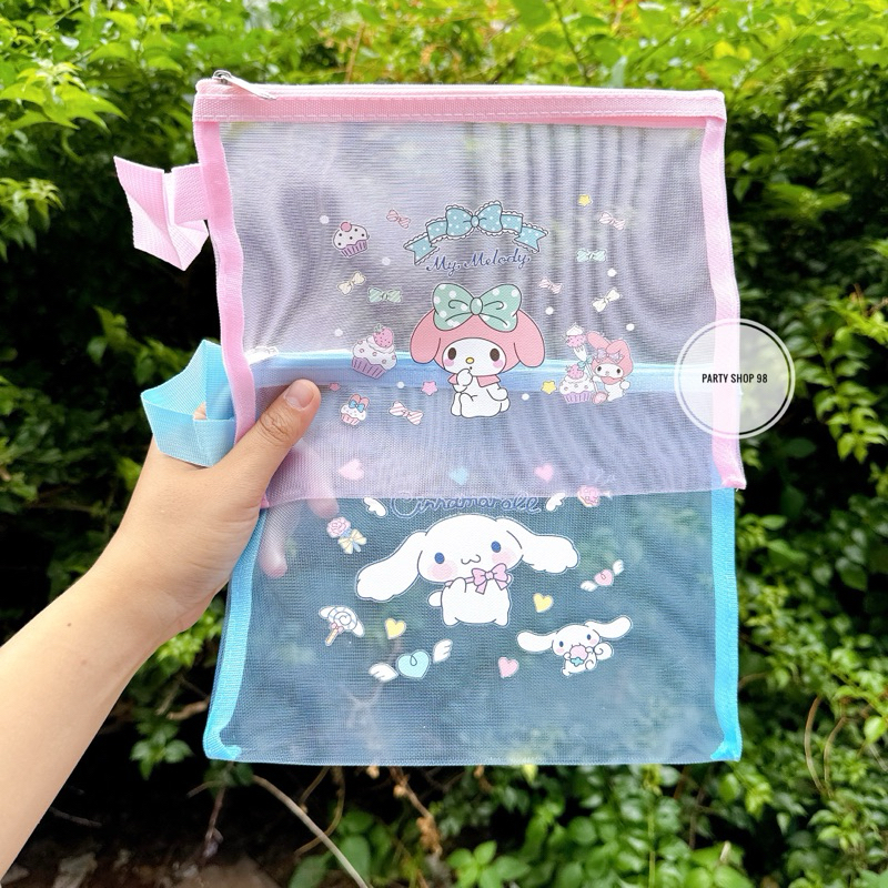 

POUCH JARING / MAP JARING / KOTAK PENSIL SANRIO & CAPYBARA A5