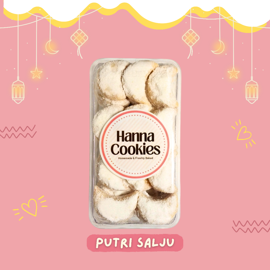 

Homemade Kue Kering Putri Salju Premium 250gr dan 500gr by Hanna Cookies