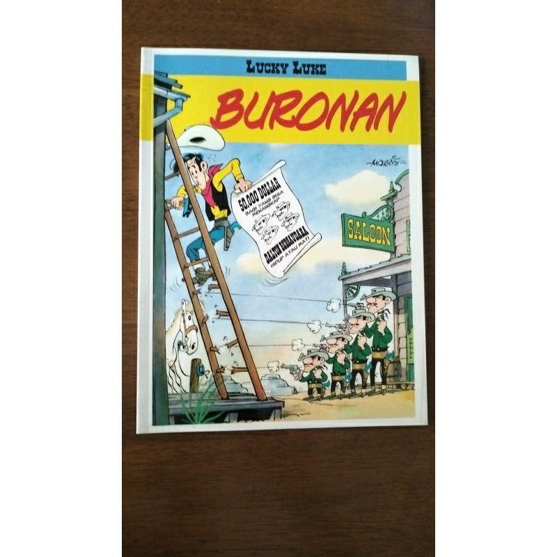 Komik koboi Lucky Luke : Buronan ( buku kecil )