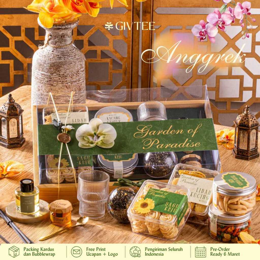 

GIVTEE Hampers Lebaran 2025 | ANGGREK - Hampers Premium Lebaran Idulfitri Unik Mewah