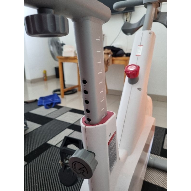 Sepeda Statis Indoor Yesoul M1 - Hitam/Putih, Baja, 100 Level Resistensi Magnetik