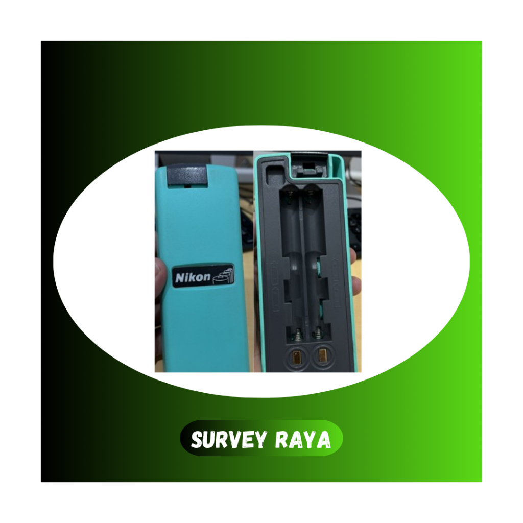 Tempat baterai nikon total station