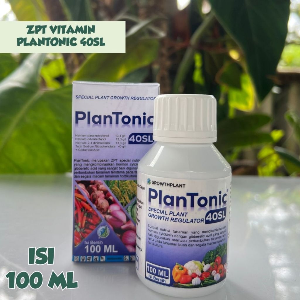 PLANTONIC 40SL Pupuk ZPT Percepat Pertumbuhan Vegetatif Tanaman Holtikultura