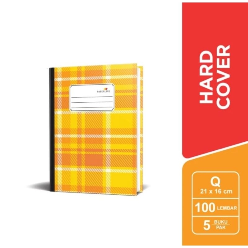 

Paperline Hard Cover Buku Catatan Q Isi 100 Lembar