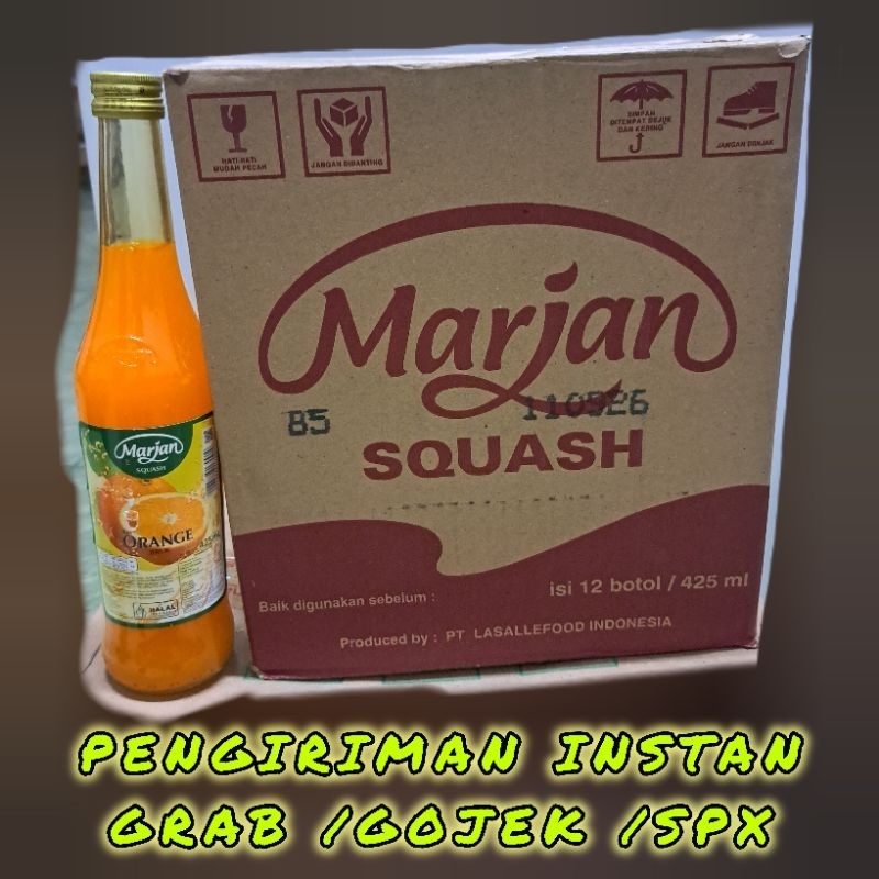 

MARJAN SQUASH JERUK ~ 1 KARTON (12 BOTOL)